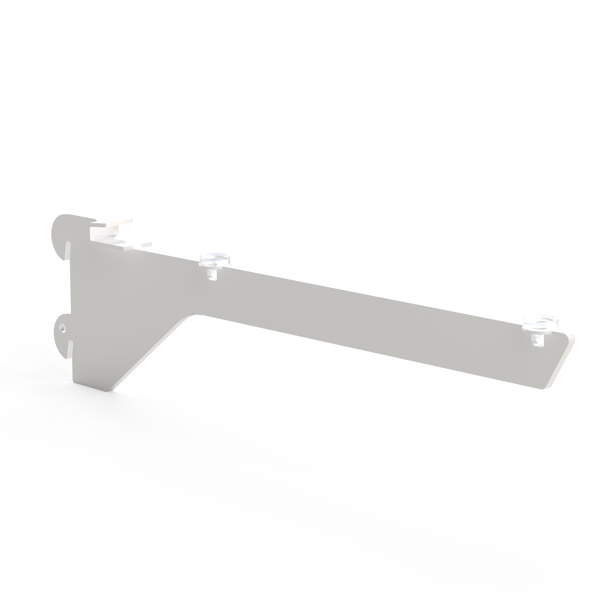 Product image (Bracket 25x4mm – for wooden or glass shelf)