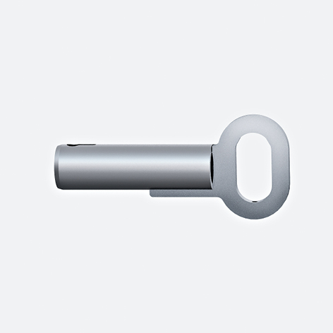 Product image (Bracket – for hanging rail 30 x 15 mm, oval)