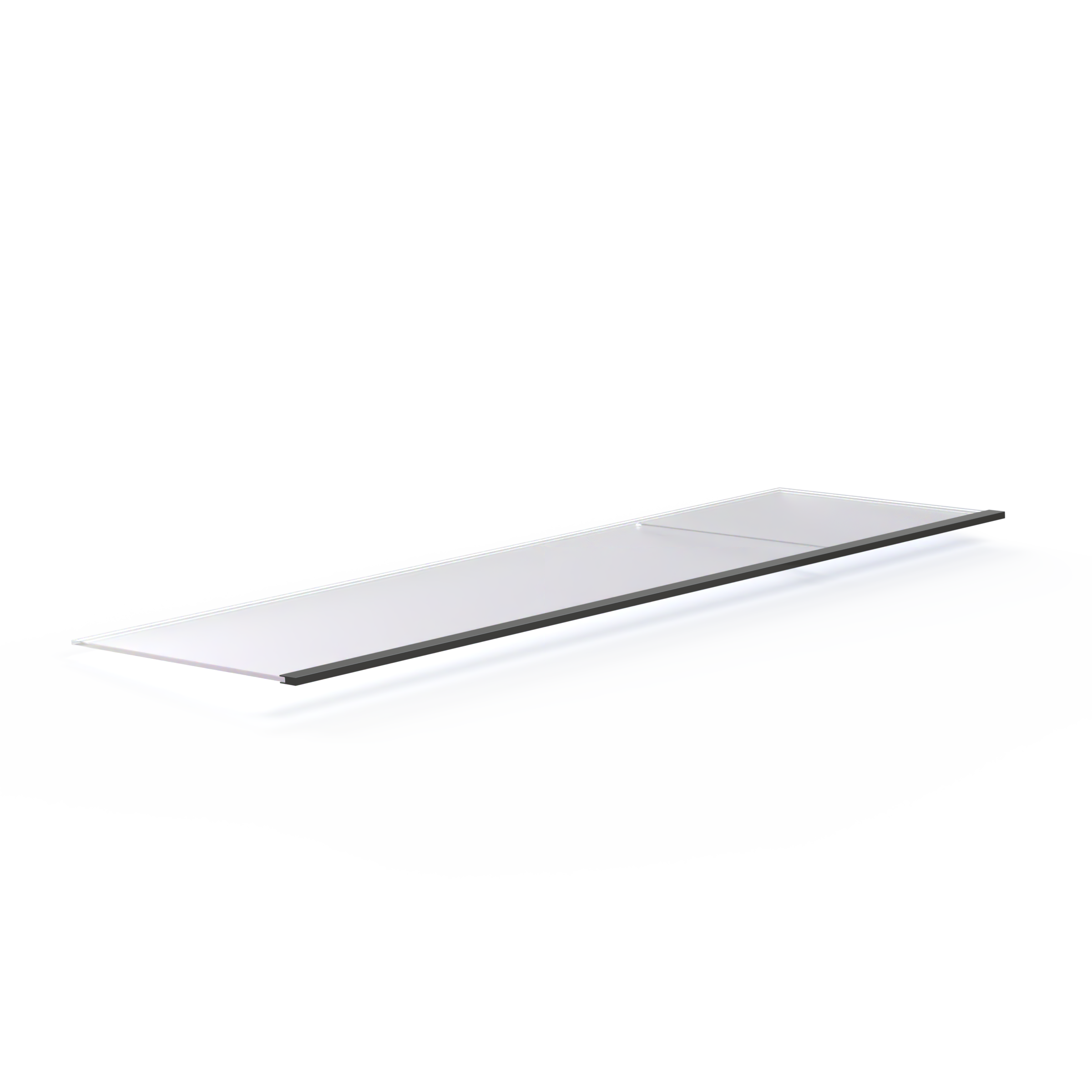 Product image (Glass shelf with LED lighting – for bracket 25 x 4 mm)