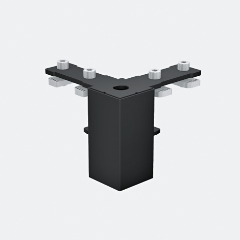 Product image (L connector – for 2 ceiling rails)