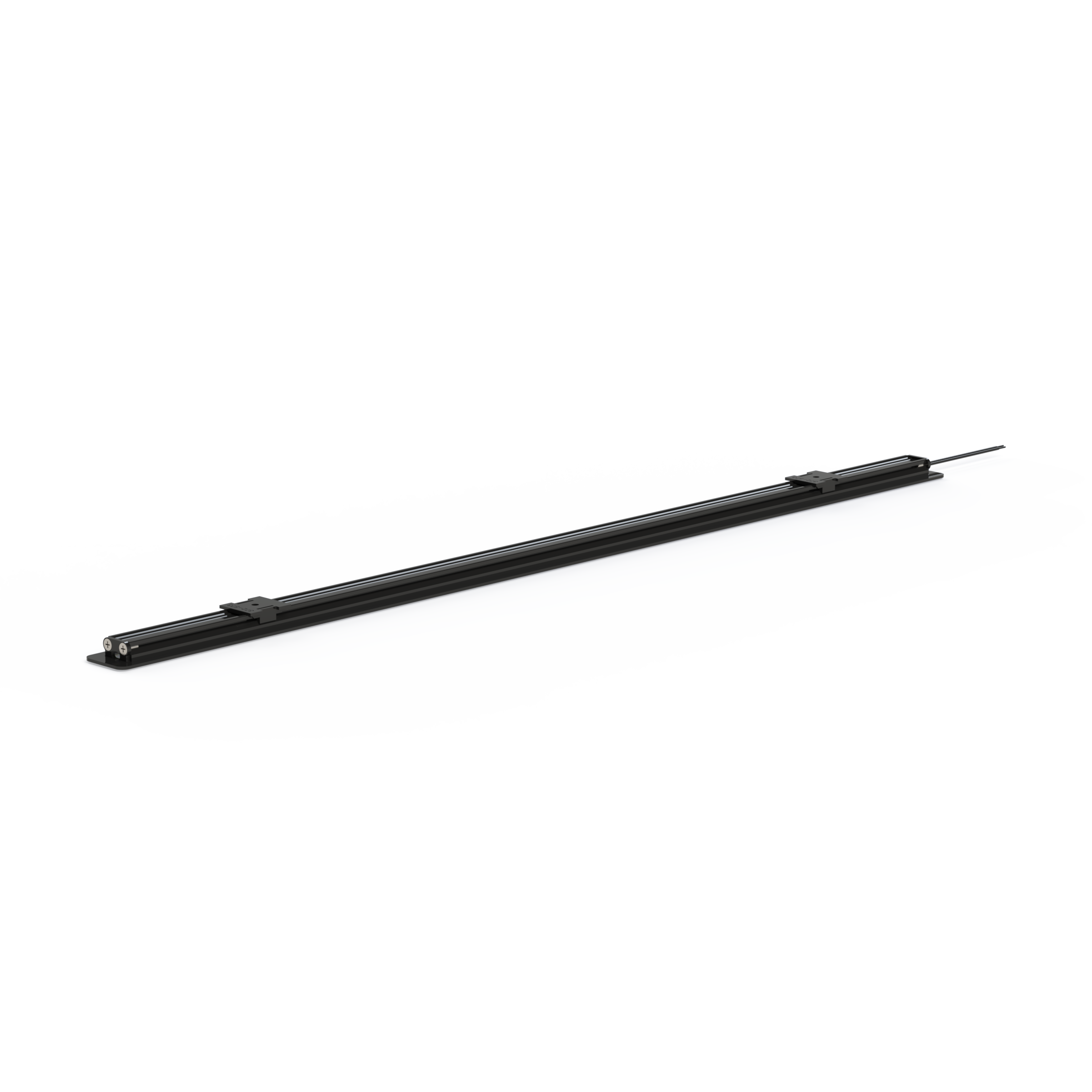 Product image (LED lighting fixture with cable connection – for wooden shelf with bracket)