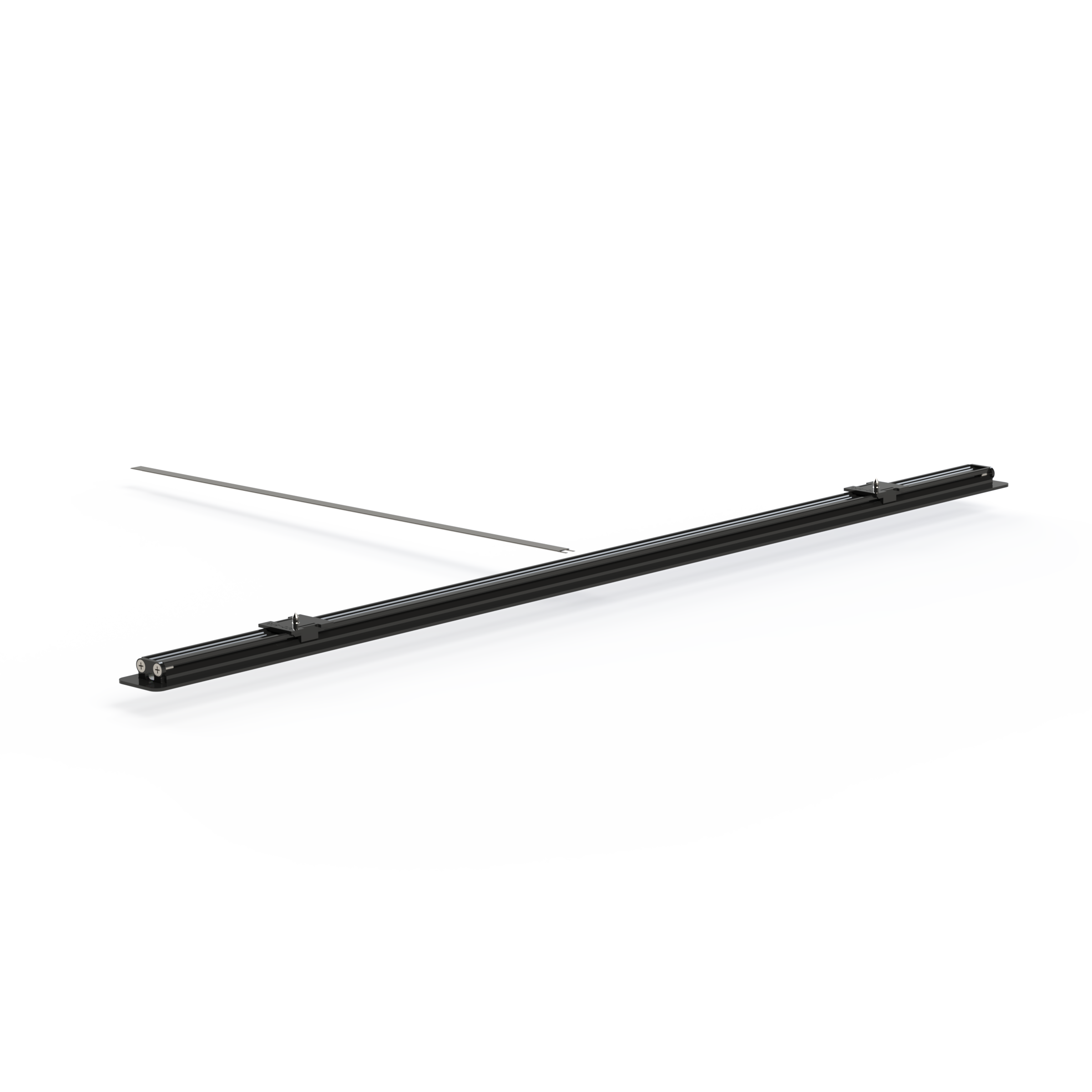 Product image (LED lighting flat conductor – for wooden shelf with bracket 25 x 4 mm)