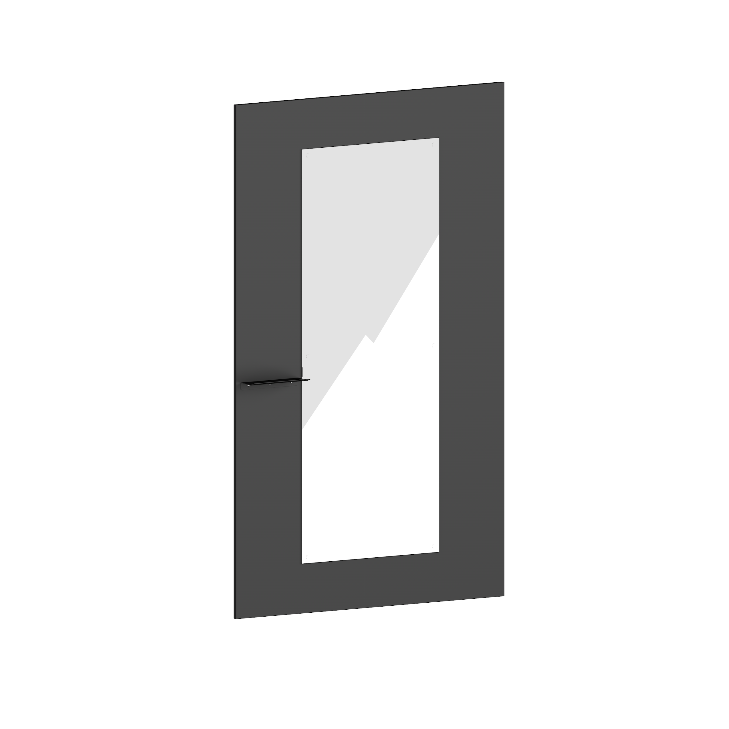 Product image (Side panel – for changing room, with mirror and shelf)