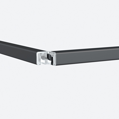 Product image (Shelf element frame – 400 x 400 mm, for wooden or 
glass shelf)