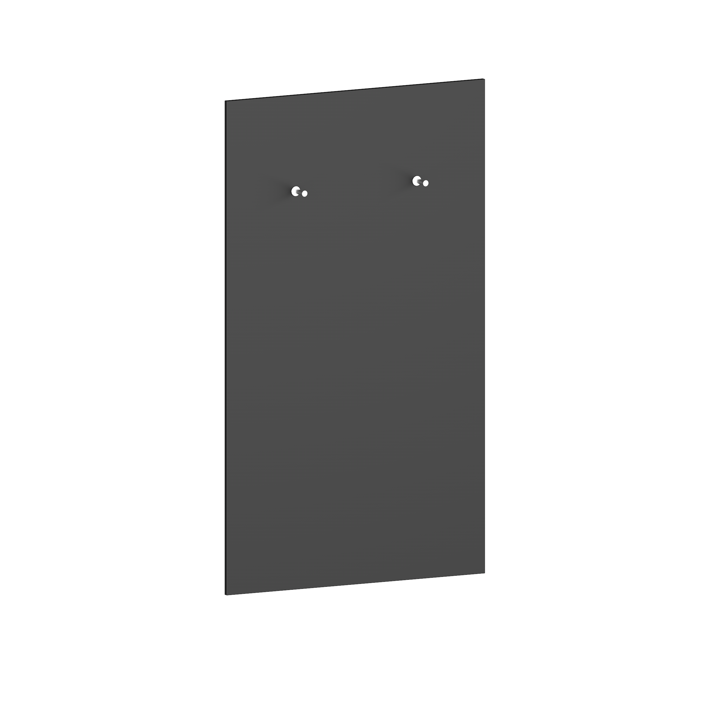 Product image (Side panel – for  changing room, with 2 coat hooks)