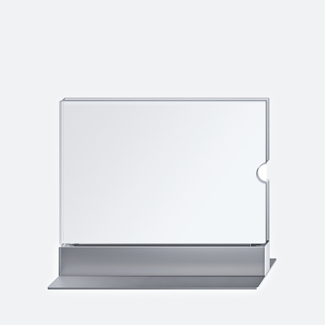 Product image (Sign holder – with foot 90°)