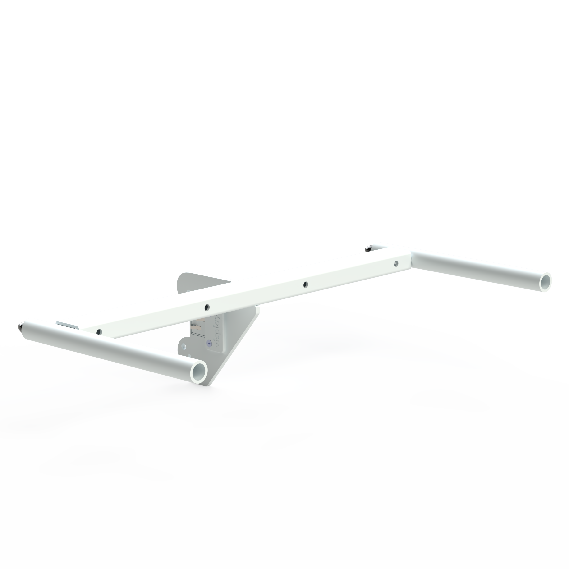 Product image (Single bracket  with single power adapter 24 V – electrified, for wooden shelf)