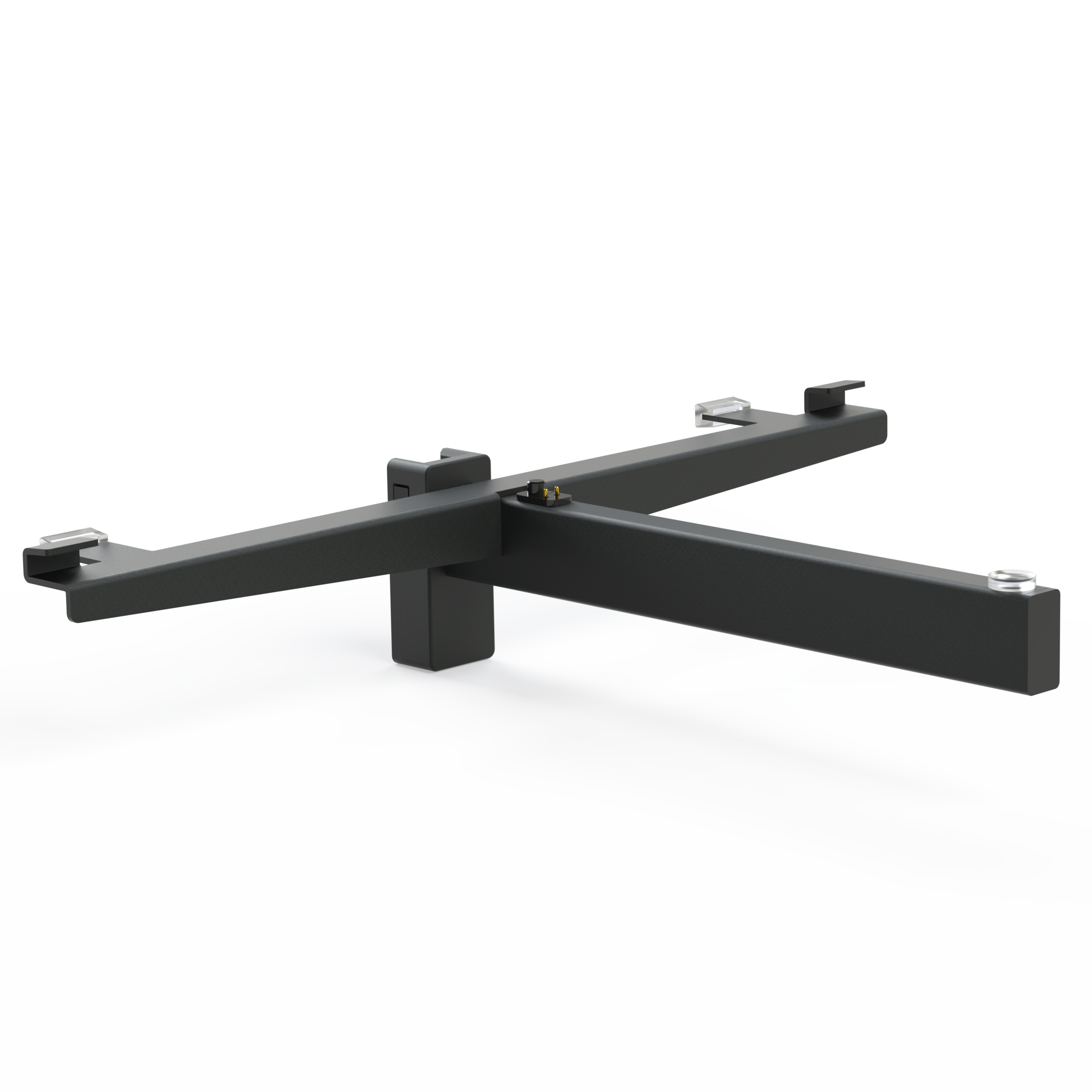 Product image (Support bracket 30 x 15 mm mit Einzelstromadapter 24 V – for wooden or glass shelf)