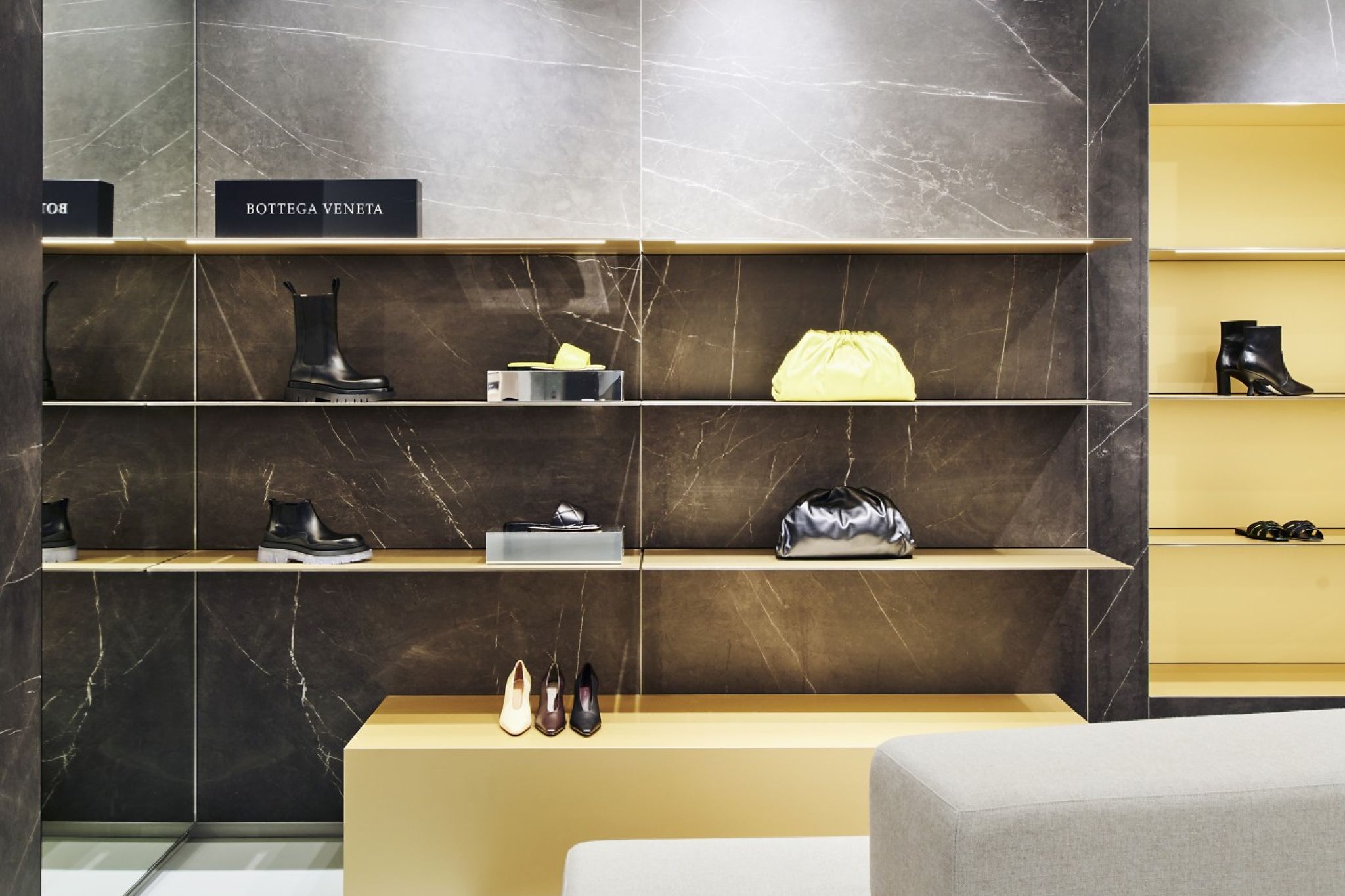 Section of the sales area of the luxury retailer Breuninger.